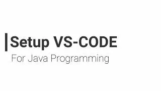 VS Code for Java Programming