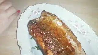 Подача эксклюзивной запечённой форели!!!