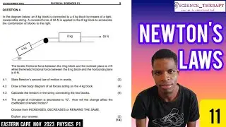 NEWTON'S LAWS | EASTERN CAPE PHYSICS P1 NOV 2023 | GRADE 11