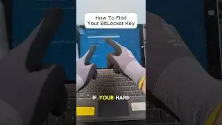 THIS IS HOW TO FIND YOUR BITLOCKER KEY!! 