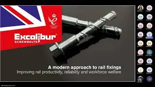 PWI Lunch & Learn: Excalibur Screwbolts: A modern approach to rail fixings - J Stevens, C Parasram