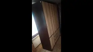 Как собрать шкаф для одежды трехстворчатый Прага