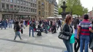 Street Music in Köln (Cologne) - Pachelbel's Canon