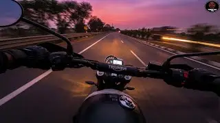 12 Minutes of Smooth Highway Cruising | Triumph Scrambler 400X