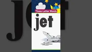 Learn to Read and Spell Three-Letter Words #shorts