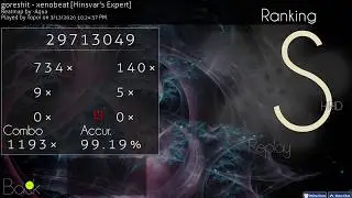 osu! | goreshit - xenobeat [Hinsvar's Expert] +HDHR #1