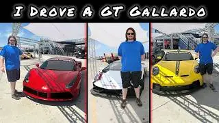 I Drove A Lamborghini Gallardo GT Race Car In Las Vegas || Dream Racing
