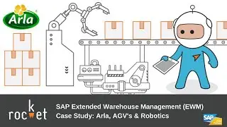 SAP WM to EWM for Arla.  Automation, Robotics and AGV's for SAP Extended Warehouse Management