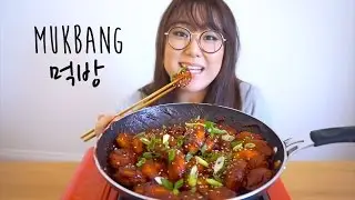 Korean Fried Chicken Nuggets | MUKBANG 먹방 | 양념 치킨 너겟
