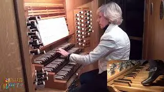 J. S.  BACH (1685-1750) Trío Sonata N 6 in G Major, BWV 530,  II.Lento , organist  Liudmila Matsyura