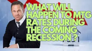 What happens to rates during a recession ? #recession2023 #100 #ratesupdate #rates #mortgage