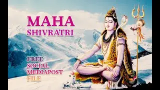 MAHA SHIVRATRI  #psd #post  #shiv #god #free #download