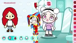 POMNI THE AMAZING DIGITAL CIRCUS 🤡 AVATAR WORLD VS TOCA BOCA