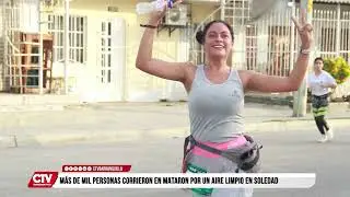 #Soledad 'Corre por un aire limpio en Soledad', maratón que convocó a más de mil personas