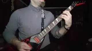 BLOOD RED THRONE - Manifest of Lies guitar playthrough