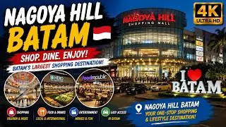 Nagoya Hill Batam Walking Tour 4K | Fish Soup Brunch & Pork Rice Lunch | Subtitles