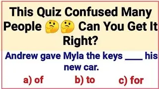 English Grammar Test ✍️ Preposition Quiz 📖📘 Can You Get This Quiz Right?