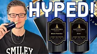 ALEXANDRIA FRAGRANCES BLACK PANTHER AND ZION (FRAGRANCE OVERVIEW!)