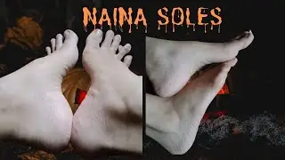 My sister naina soft feet