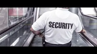 Target security guard on a power-trip.