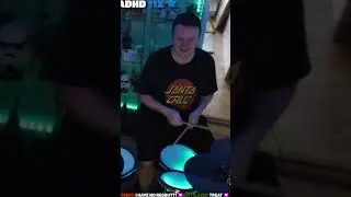 Elmo Sings Thunder Struck.... #shorts #mashup #drums #drummer #aimusic #elmo #acdc