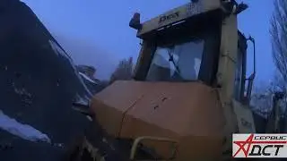 Замена ходовой на бульдозере ТМ10 дст урал ч1  катки гусница сегменты ленивец