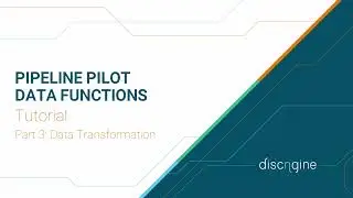 Discngine Pipeline Pilot Data Functions for TIBCO Spotfire - Part 3: Transform a Spotfire Dataset