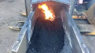 Испытания пиролизного угля в пеллетной горелке Пиролиз Мастер [часть 4]