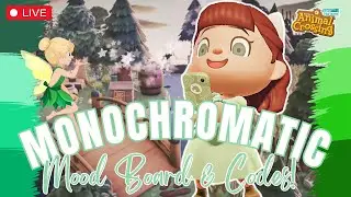 ♥️  LIVE | Mood Board & Code Shopping! |  Animal Crossing New Horizons