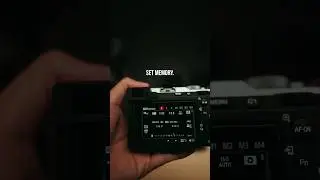 How to save settings in Memory Recall in your Sony cameras (A7c ii, zv-e1, a6700, a7cr, zv-e10 ii)