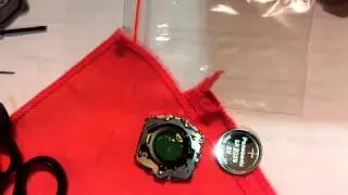 Casio G-Shock G-7700 разборка, замена экрана, подсветки, батарейки часть 4. Replacing broken screen.