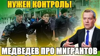 Медведев про мигрантов. Нужно контролировать их намного больше.