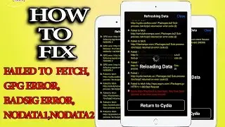 How to fix FAILED TO FETCH,GPG ERROR,BADSIG ERROR,NODATA 1,2