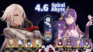 Spiral Abyss 4.6 - Arlecchinno C0 Burgeon & Raiden C3 Hyper Carry - Genshin Impact