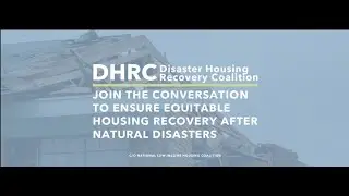 DHRC’s Disaster Recovery: Webinar 5