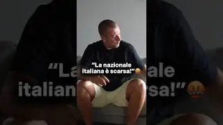 Cassano:”La nazionale italiana è scarsa”🤬 #calcio #azzurri #cassano #euro2024 #spalletti