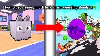 How to get insanely much luck in arm wrestling simulator🍀