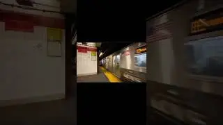 Subway train arriving