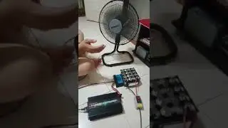 Testing Solar powered battery Lifep04-32650