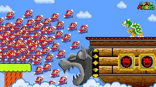 Every time Mario jumps, another Mario Clone appears!