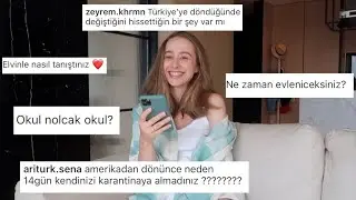 DÜĞÜN NE ZAMAN? OKULU YİNE Mİ BIRAKTIM? EN MERAK ETTİKLERİNİZ🤓 