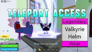 Getting Teleporter Access & Valkyrie Helm - Blox Fruits