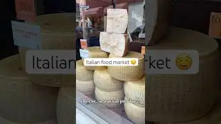 Grocery shopping at the Italian food market 🍋🍝🇮🇹 #shorts