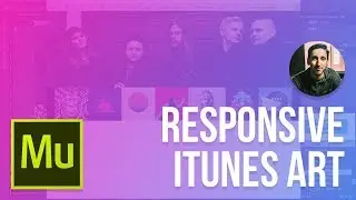 Adobe Muse 2016 Responsive Tutorial | iTunes Style Artwork Stack