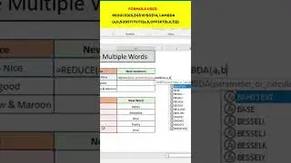 Replace Multiple Words 