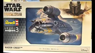 Star Wars The Mandalorian Razor Crest 1/72  Revell of Germany Model kit Preview.