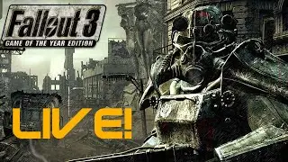 Playing fallout 3 for the 1st time in years LIVE!
