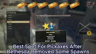 (Fallout 76) (Patched 06/27/24) Final Good Pickaxe Location For Legendary Modules Farming Glitch