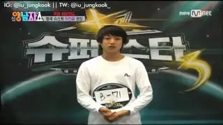 Jungkook is singing IU's 