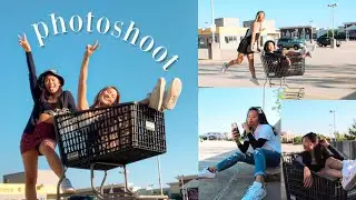 the BEST photoshoot location: a rooftop garage
